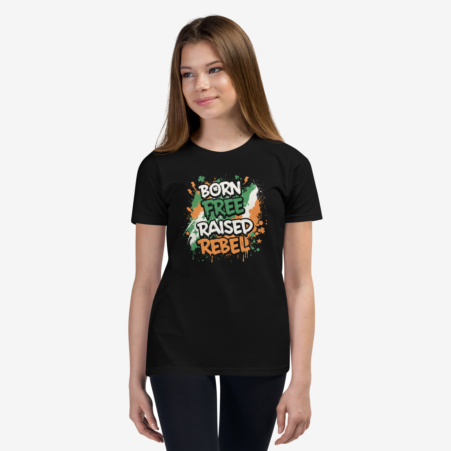 Eirin Apparel Kids T-Shirt Kids 'Born Free, Raised Rebel' T-Shirt