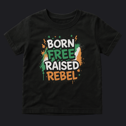 Eirin Apparel Kids T-Shirt Kids 'Born Free, Raised Rebel' T-Shirt