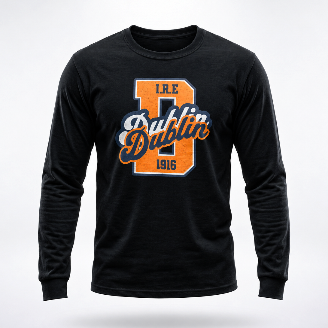 Eirin Apparel Long Sleeve T-Shirt 'Dublin Varsity' Long Sleeve T-Shirt