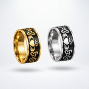 Eirin Apparel Men's Claddagh Ring Men's Claddagh Ring – 'Claoimh' (Celtic Sword) [collection-cover-only]