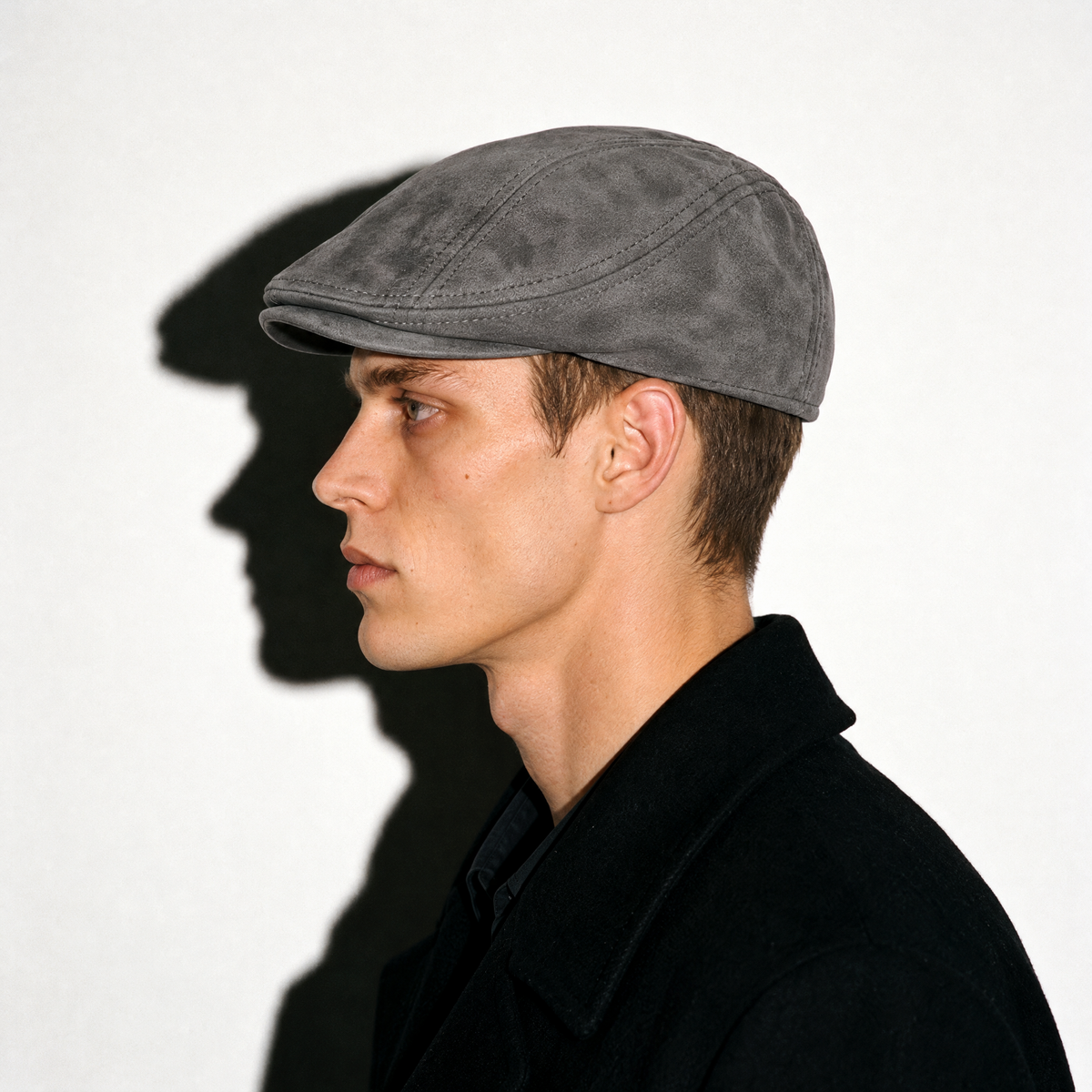 Eirin Apparel Men's Flat Cap ‘Belfast Crown’ Heritage+ Flat Cap – Granite Grey