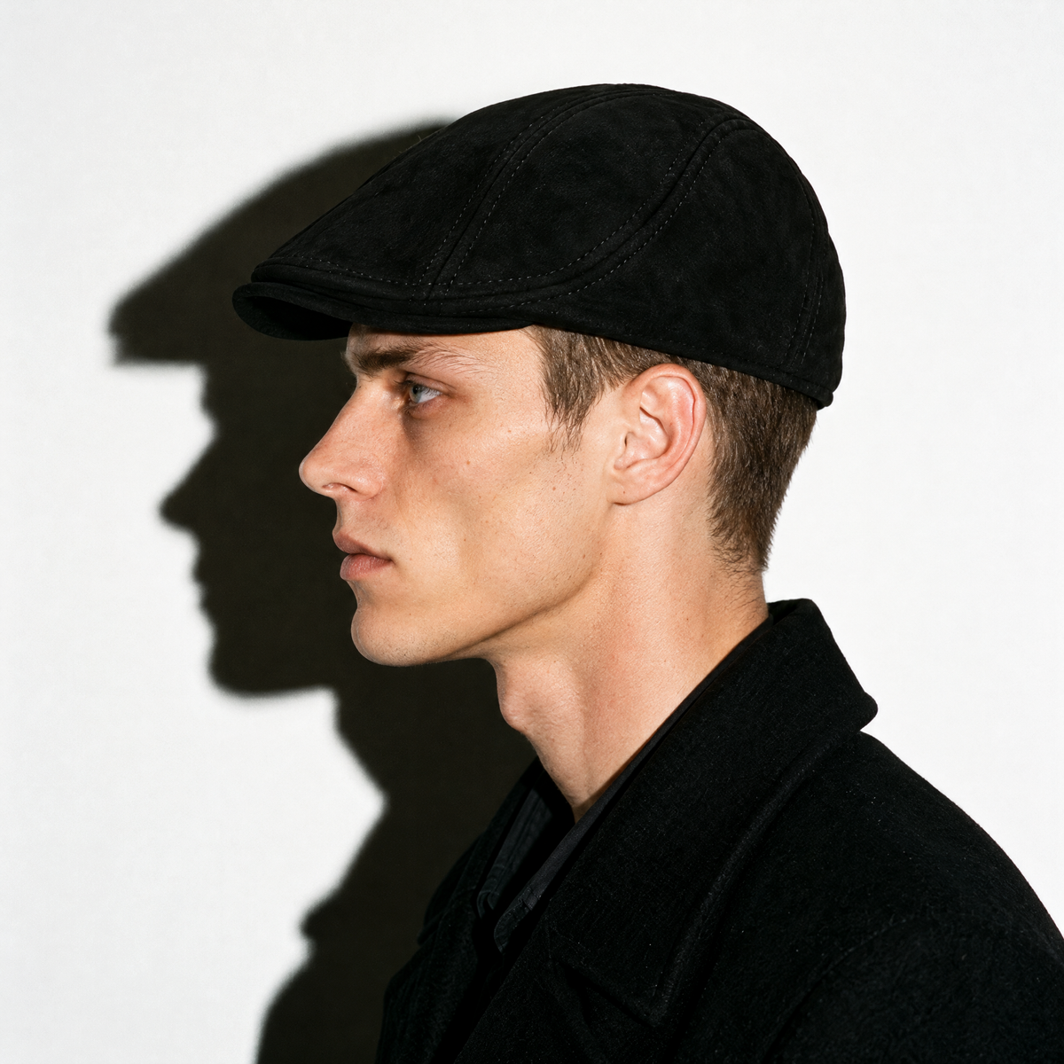 Eirin Apparel Men's Flat Cap ‘Belfast Crown’ Heritage+ Flat Cap – Ironworks Black
