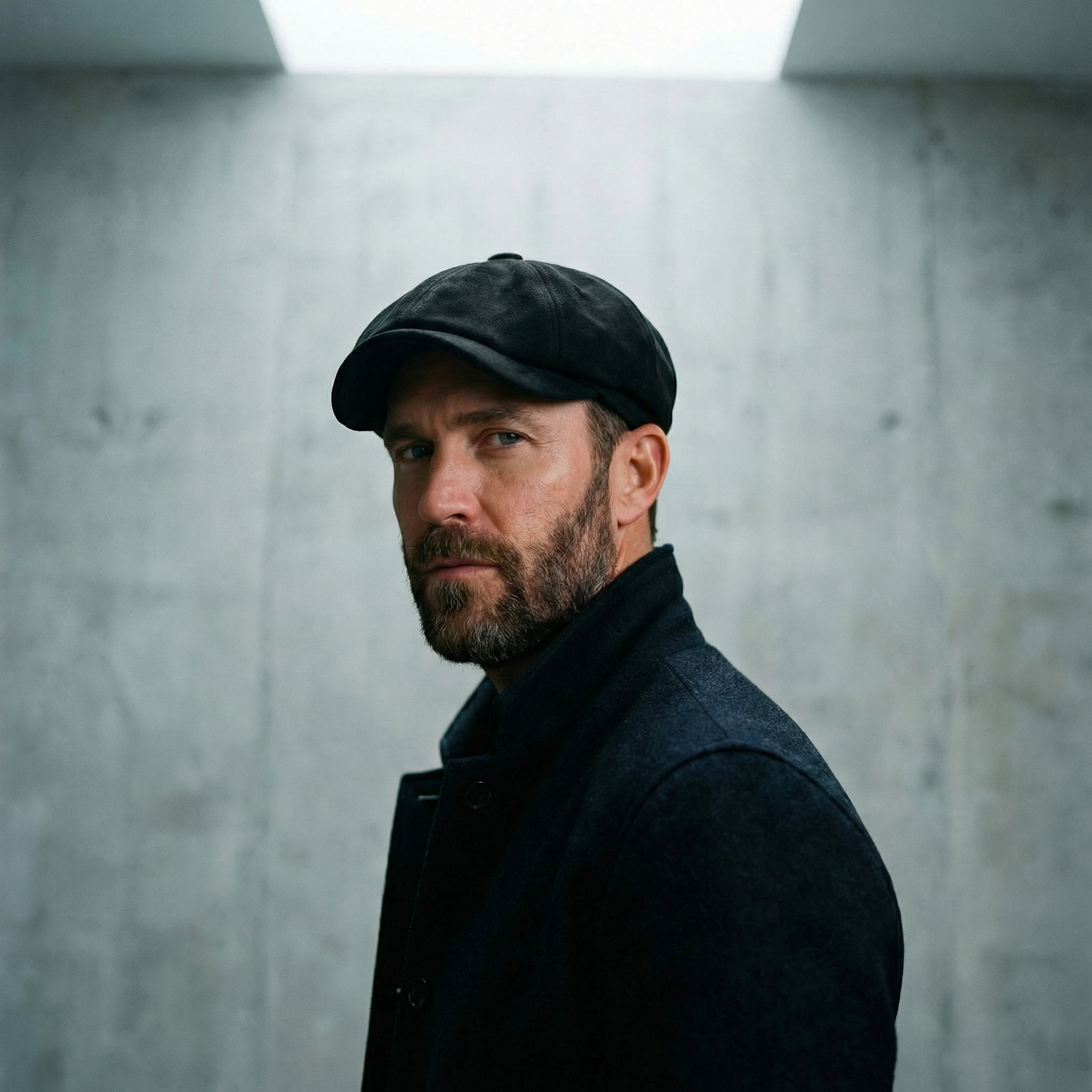 Eirin Apparel Men's Flat Cap ‘Belfast Crown ' Heritage+ Newsboy Cap – Foundry Black