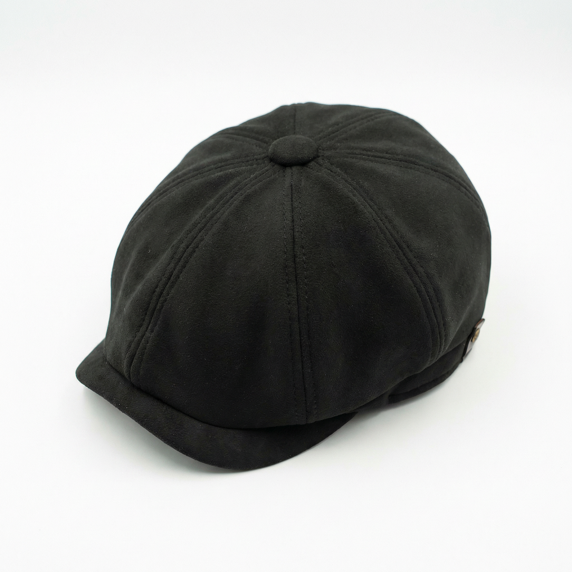 Eirin Apparel Men's Flat Cap ‘Belfast Crown ' Heritage+ Newsboy Cap – Foundry Black
