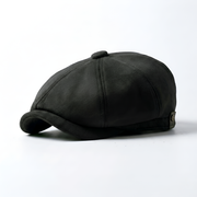 Eirin Apparel Men's Flat Cap ‘Belfast Crown ' Heritage+ Newsboy Cap – Foundry Black