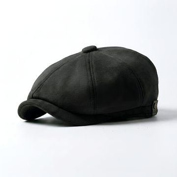 Eirin Apparel Men's Flat Cap ‘Belfast Crown ' Heritage+ Newsboy Cap – Foundry Black
