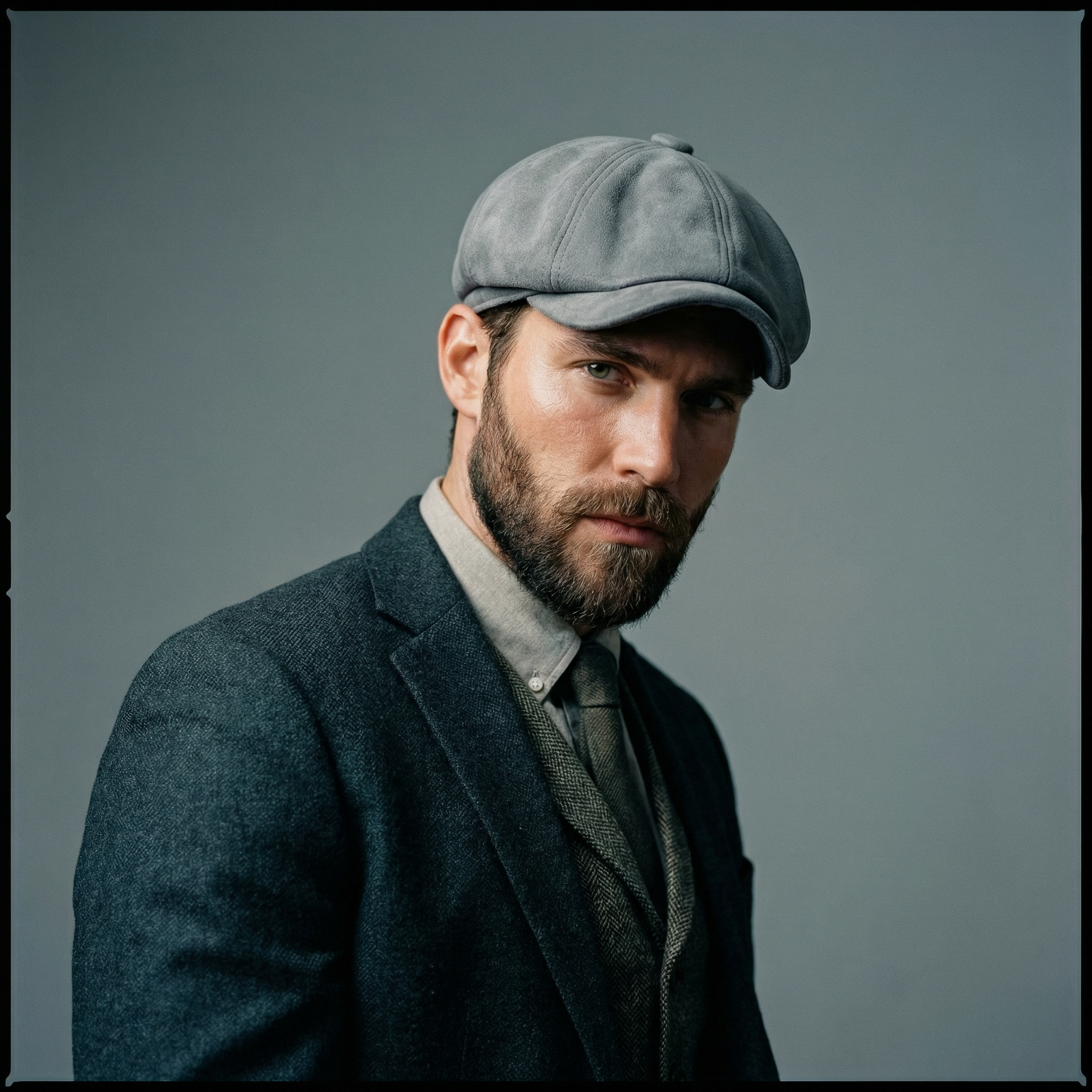 Eirin Apparel Men's Flat Cap ‘Belfast Crown ' Heritage+ Newsboy Cap – Quarry Grey