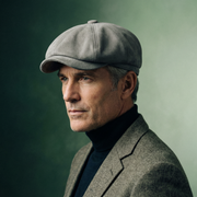 Eirin Apparel Men's Flat Cap ‘Belfast Crown ' Heritage+ Newsboy Cap – Quarry Grey