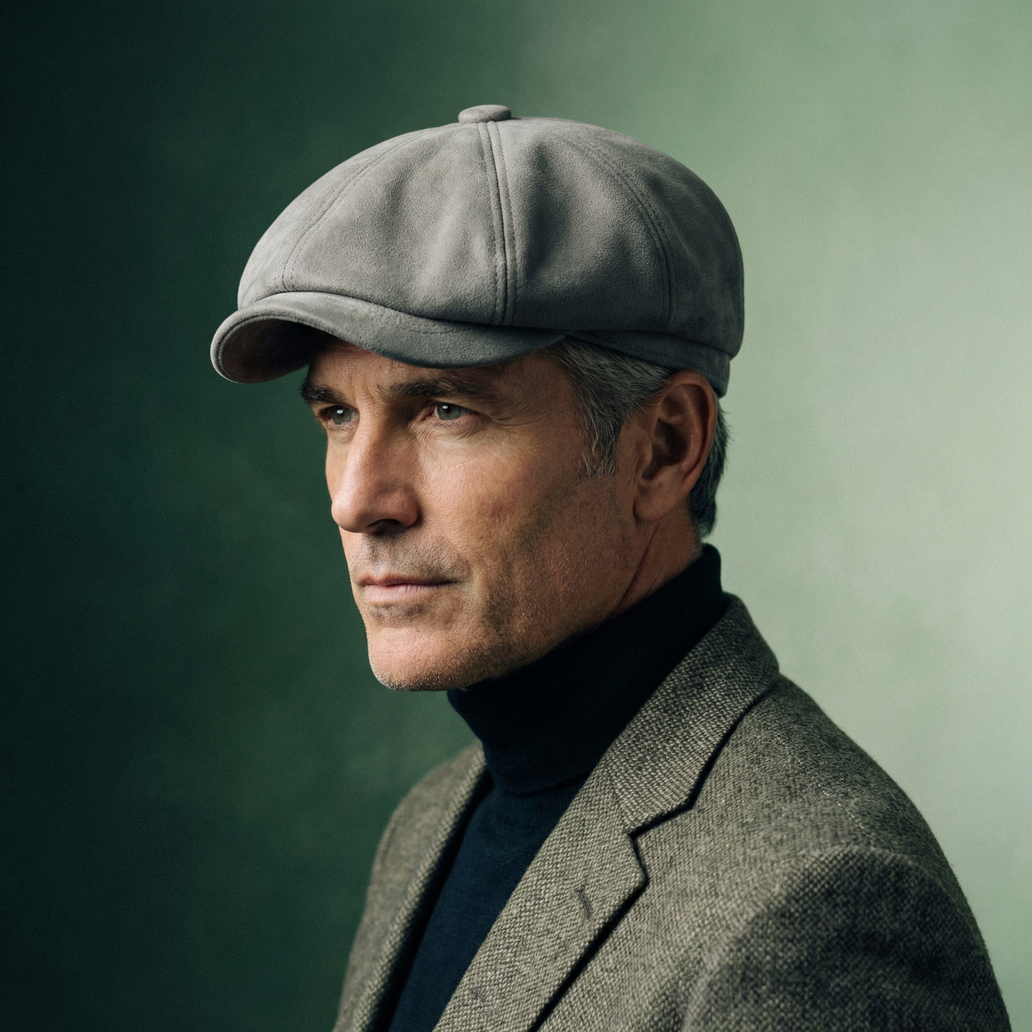 Eirin Apparel Men's Flat Cap ‘Belfast Crown ' Heritage+ Newsboy Cap – Quarry Grey