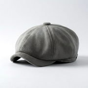 Eirin Apparel Men's Flat Cap ‘Belfast Crown ' Heritage+ Newsboy Cap – Quarry Grey