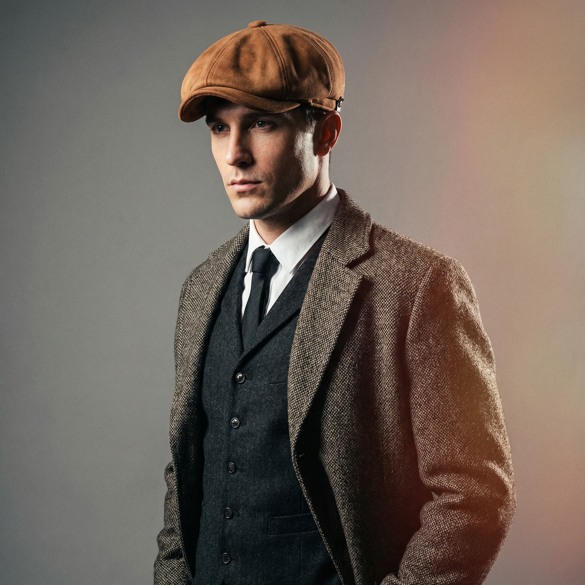 Eirin Apparel Men's Flat Cap ‘Belfast Crown ' Heritage+ Newsboy Cap – Tobacco Tan