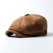 Eirin Apparel Men's Flat Cap ‘Belfast Crown ' Heritage+ Newsboy Cap – Tobacco Tan