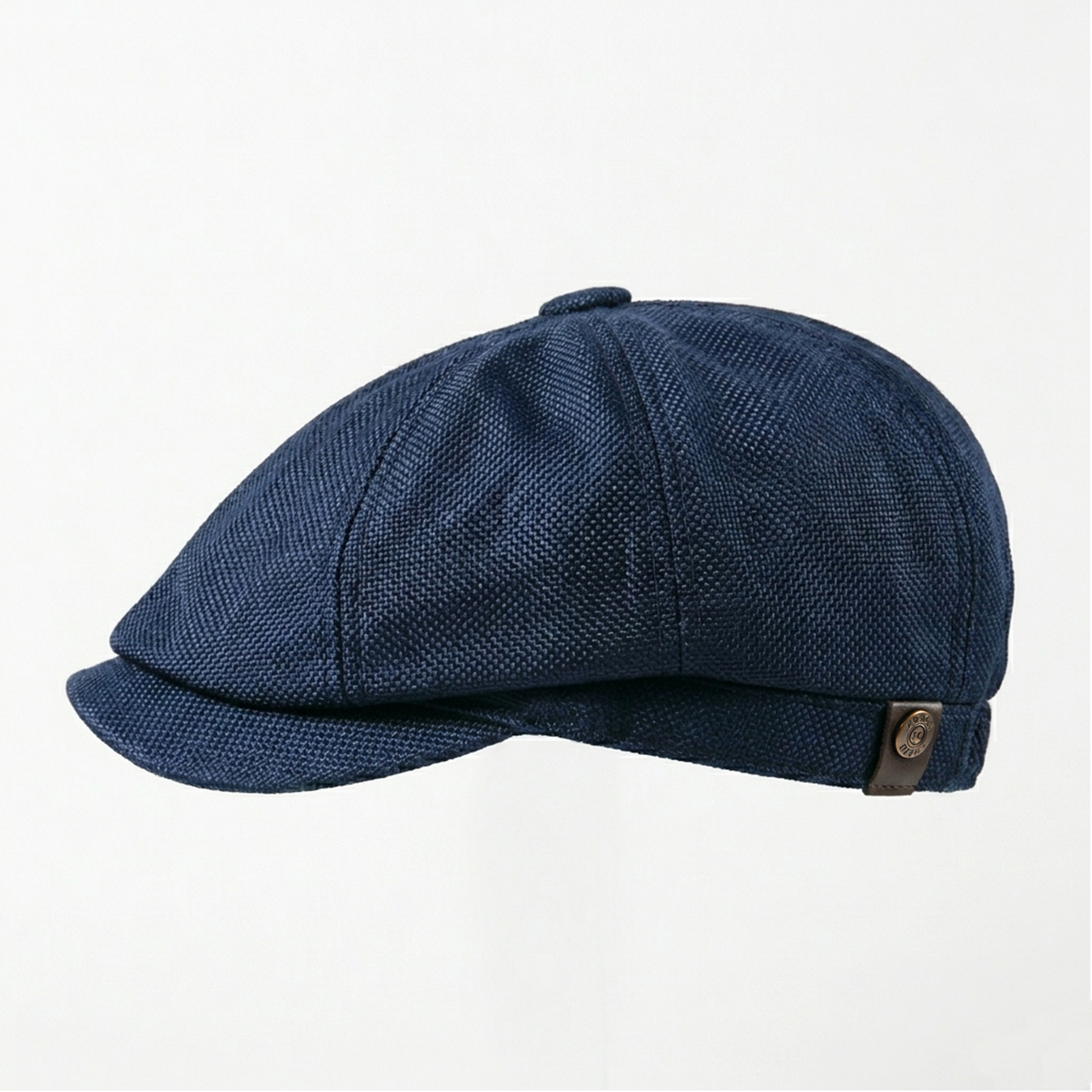 Eirin Apparel Men's Flat Cap ‘Belfast Crown’ Newsboy Cap – Deepwater Navy