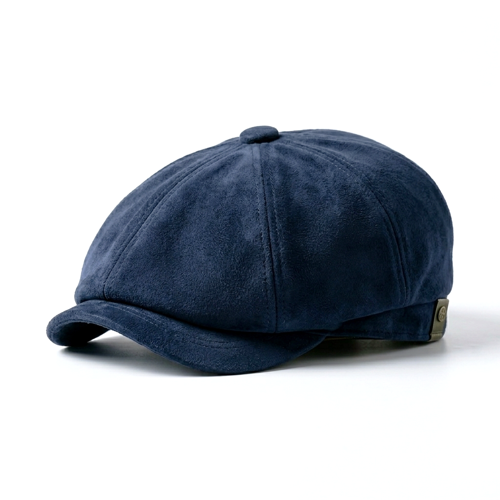 Eirin Apparel Men's Flat Cap ‘Belfast Crown’ Newsboy Flat Cap – Harbour Navy