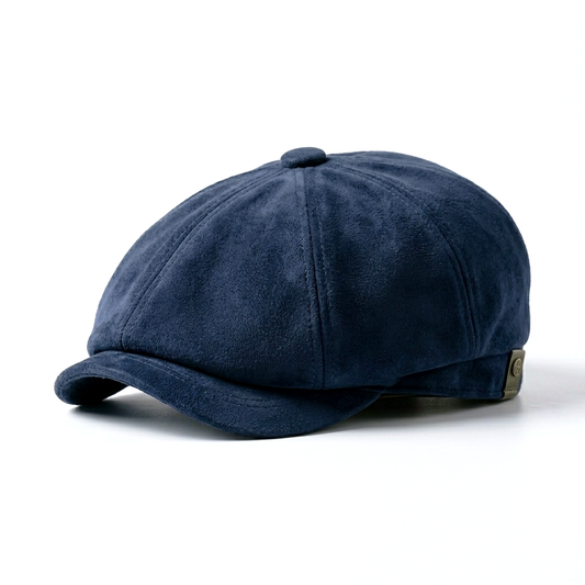 Eirin Apparel Men's Flat Cap ‘Belfast Crown’ Newsboy Flat Cap – Harbour Navy