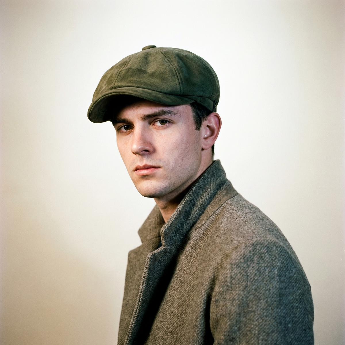 Eirin Apparel Men's Flat Cap ‘Belfast Crown’ Newsboy Flat Cap – Shipyard Green