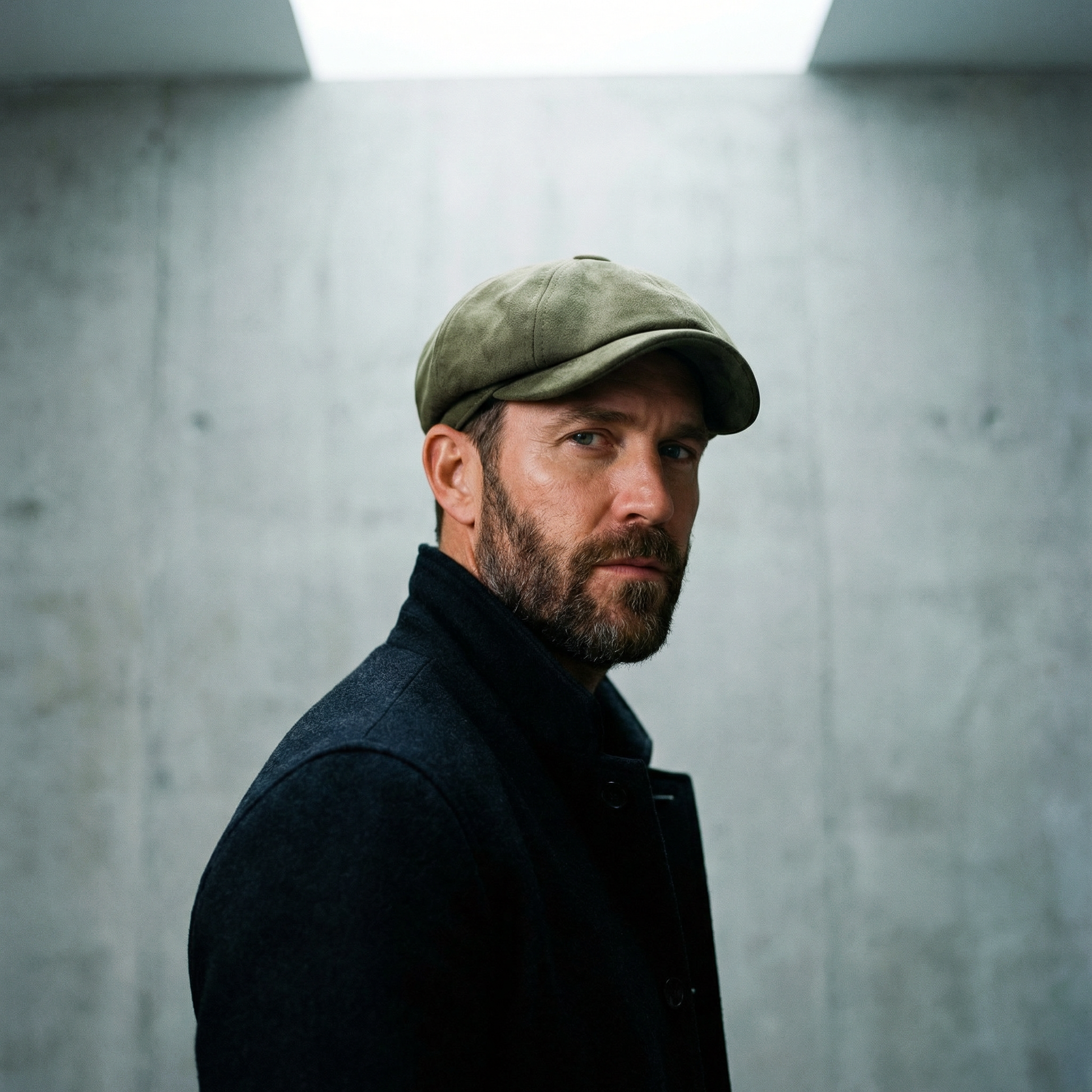 Eirin Apparel Men's Flat Cap ‘Belfast Crown’ Newsboy Flat Cap – Shipyard Green