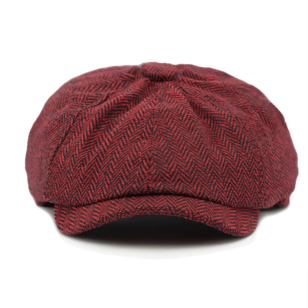 Eirin Apparel Men's Flat Cap Dockside Newsboy Twill Cap – Brickworks Red