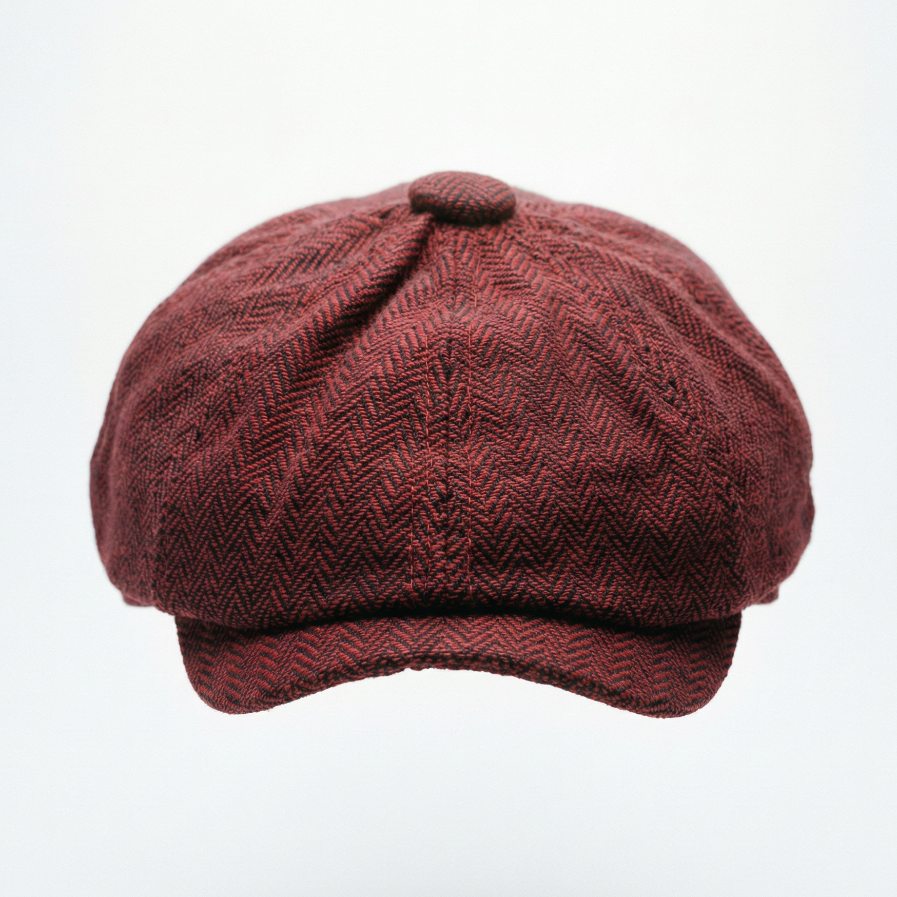 Eirin Apparel Men's Flat Cap 'Dockside' Newsboy Twill Cap – Brickworks Red