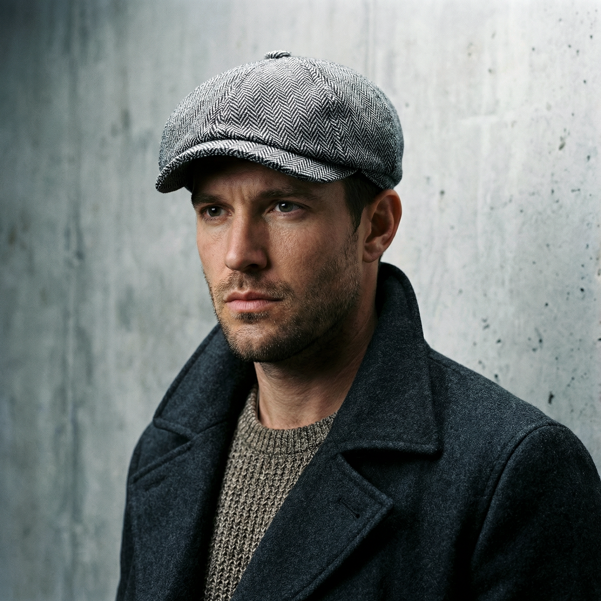 Eirin Apparel Men's Flat Cap 'Dockside' Newsboy Twill Cap – Kiln Ash