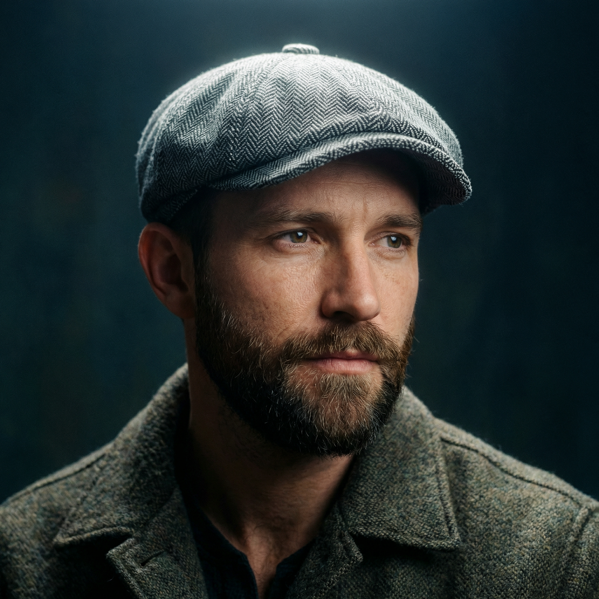 Eirin Apparel Men's Flat Cap 'Dockside' Newsboy Twill Cap – Kiln Ash