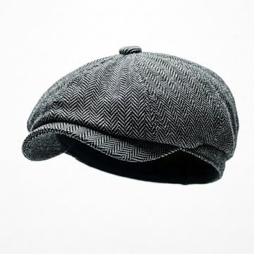 Eirin Apparel Men's Flat Cap 'Dockside' Newsboy Twill Cap – Kiln Ash