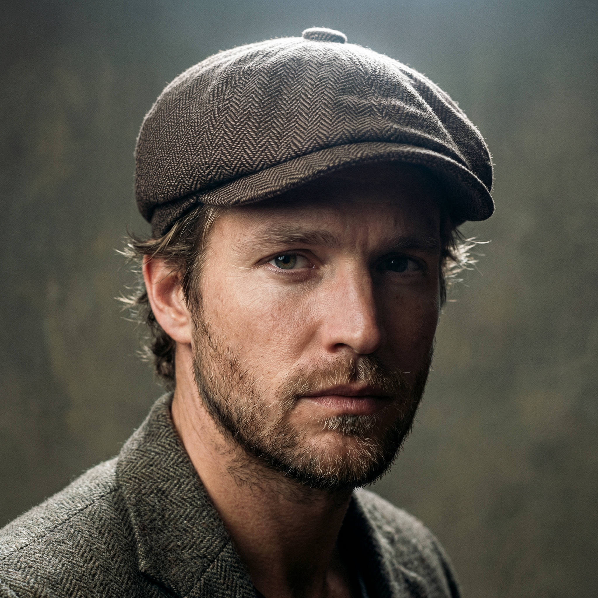 Eirin Apparel Men's Flat Cap 'Dockside' Newsboy Twill Cap – Rivet Brown