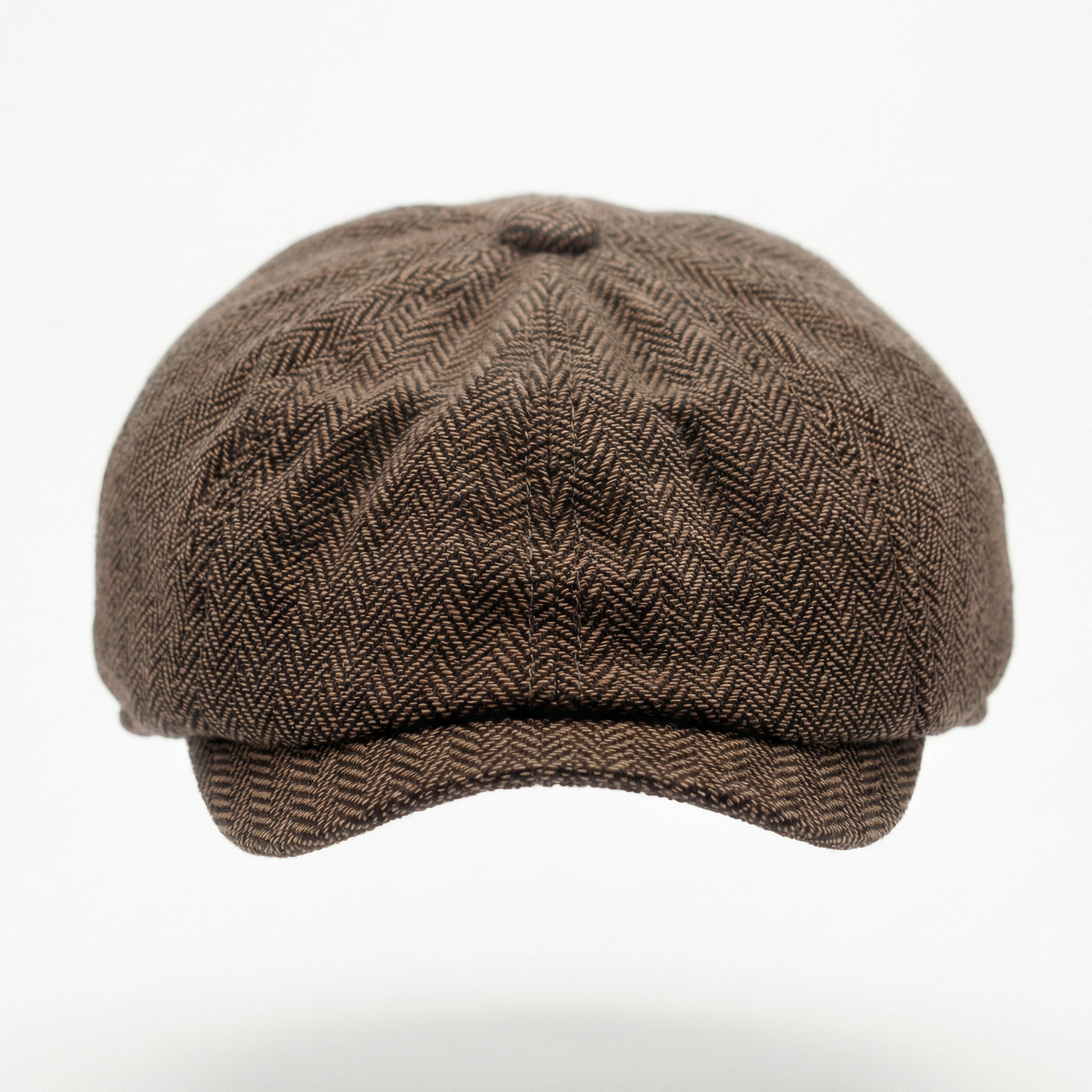 Eirin Apparel Men's Flat Cap 'Dockside' Newsboy Twill Cap – Rivet Brown