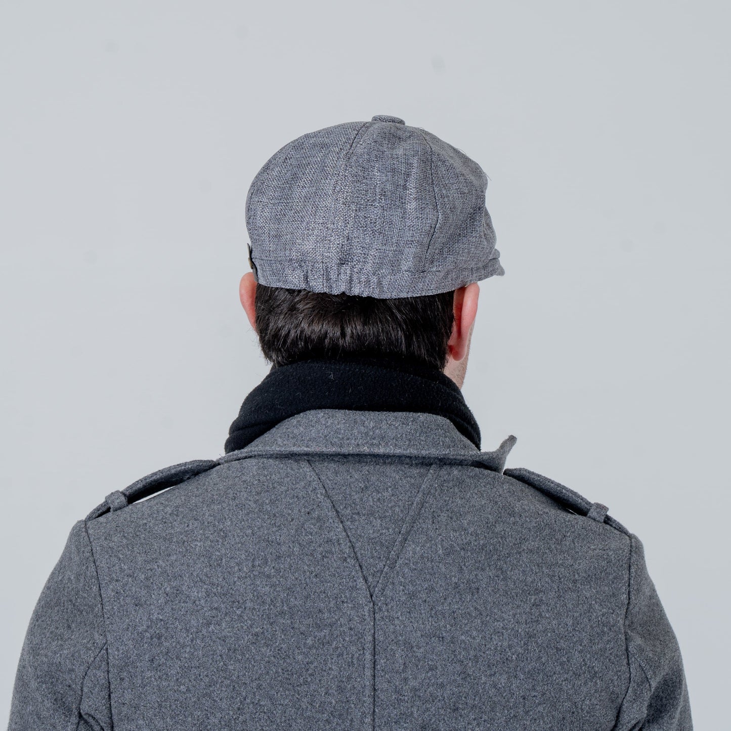 Eirin Apparel Men's Flat Cap Men’s ‘Belfast Crown’ Irish Flat Cap – Charcoal Grey (Collector’s Edition)