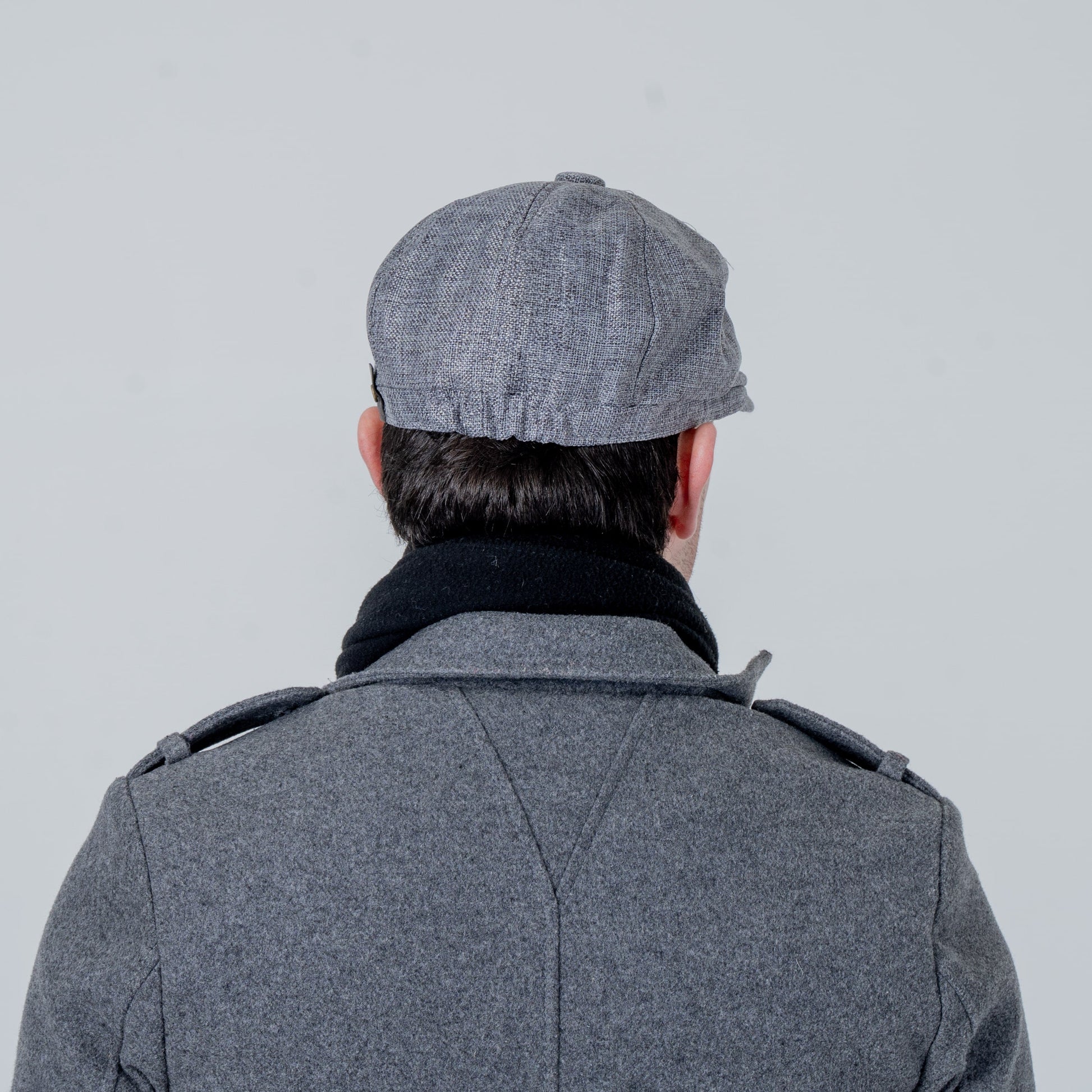 Eirin Apparel Men's Flat Cap Men’s ‘Belfast Crown’ Irish Flat Cap – Charcoal Grey (Collector’s Edition)