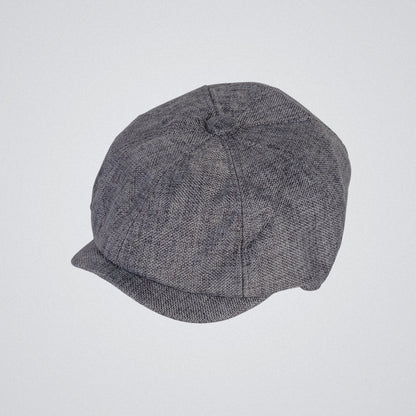 Eirin Apparel Men's Flat Cap Men’s ‘Belfast Crown’ Irish Flat Cap – Charcoal Grey (Collector’s Edition)