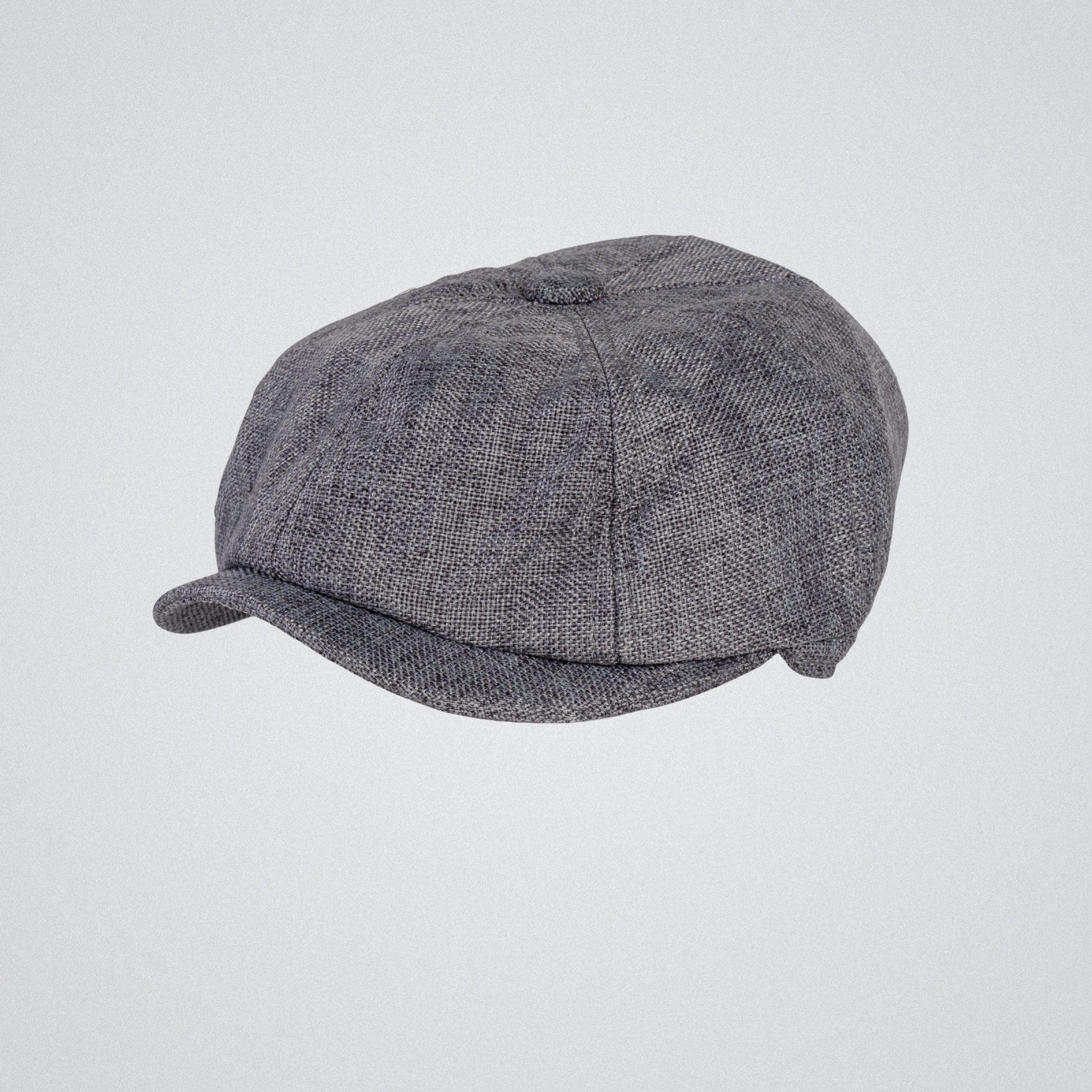 Eirin Apparel Men's Flat Cap Men’s ‘Belfast Crown’ Irish Flat Cap – Charcoal Grey (Collector’s Edition)