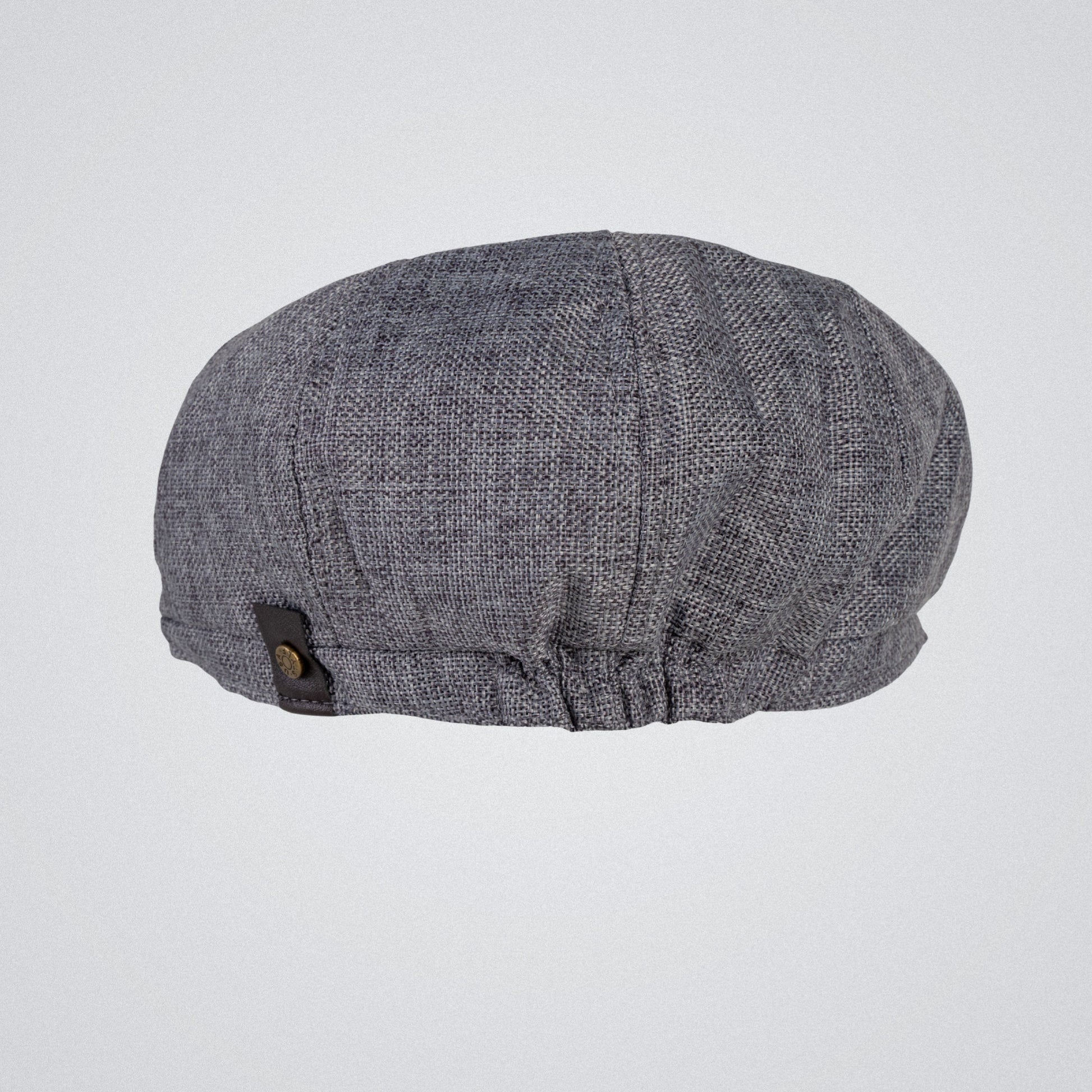 Eirin Apparel Men's Flat Cap Men’s ‘Belfast Crown’ Irish Flat Cap – Charcoal Grey (Collector’s Edition)