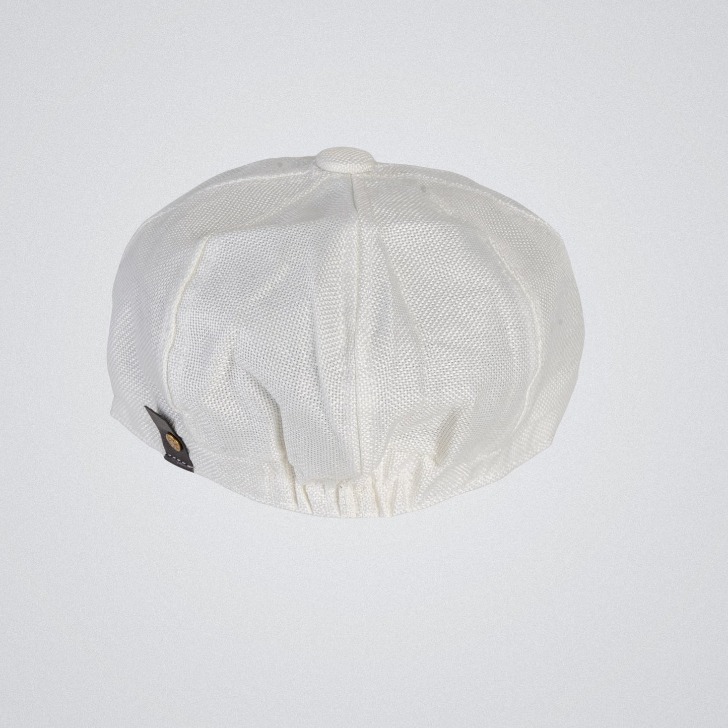 Eirin Apparel Men's Flat Cap Men’s ‘Belfast Crown’ Irish Flat Cap – Foundry White (Collector’s Edition)