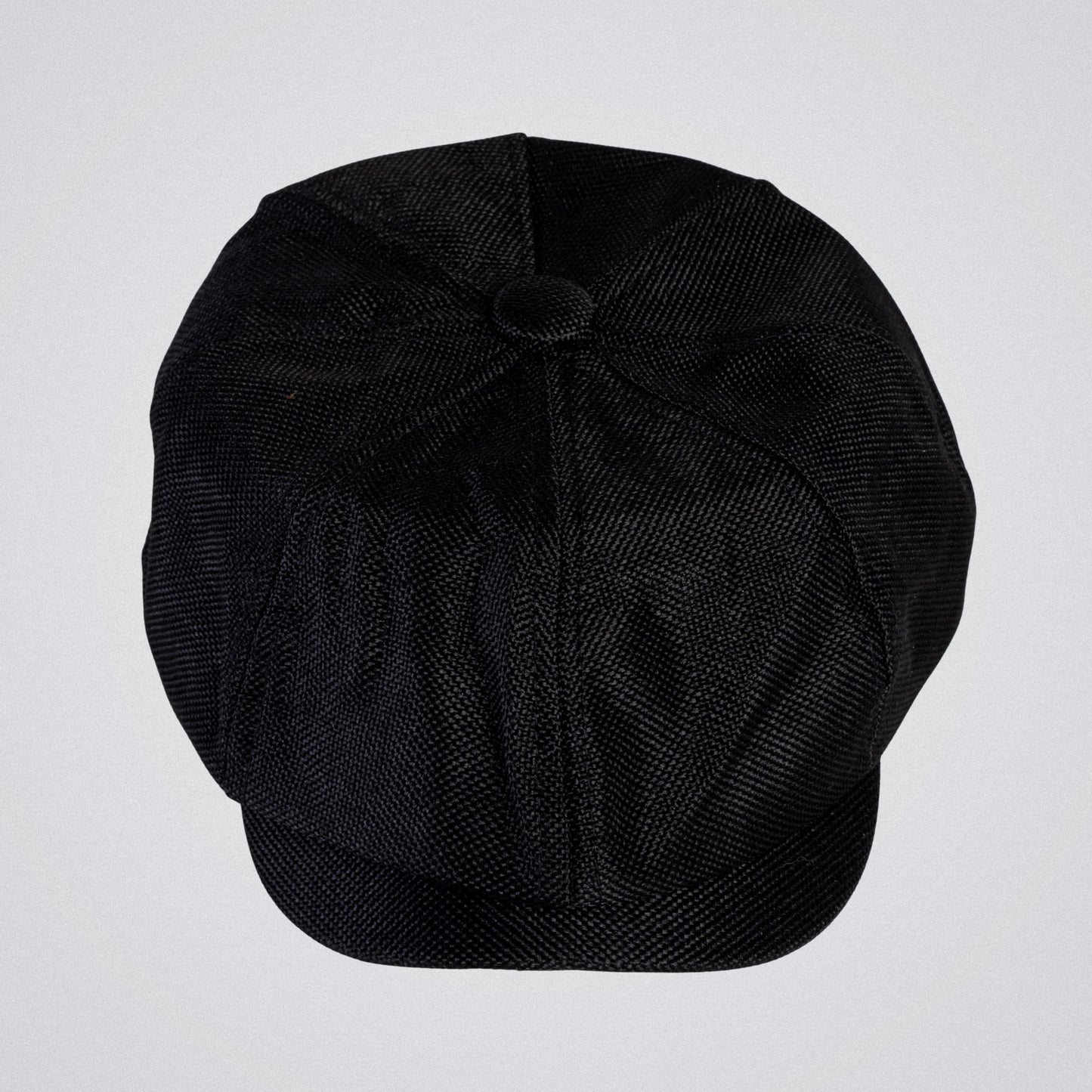 Eirin Apparel Men's Flat Cap Men’s ‘Belfast Crown’ Irish Flat Cap – Harland Black (Collector’s Edition)