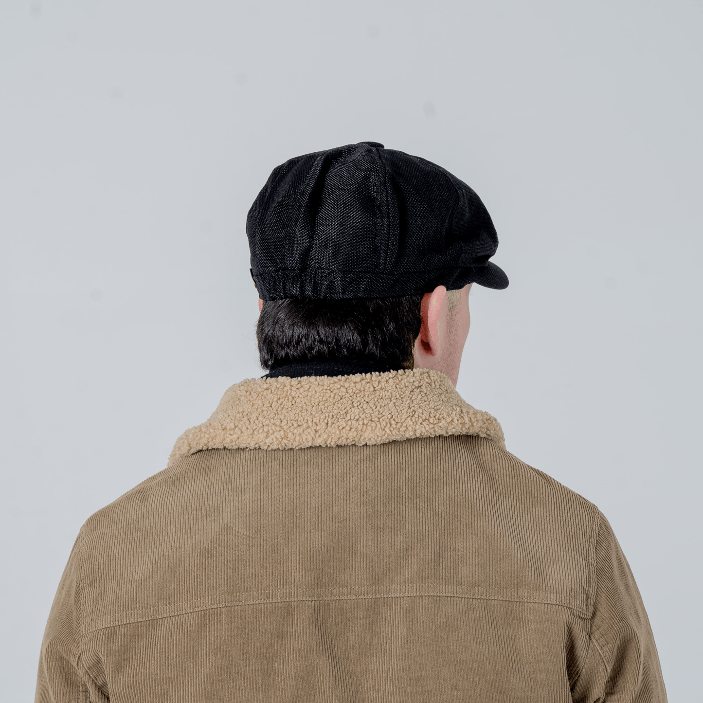 Eirin Apparel Men's Flat Cap Men’s ‘Belfast Crown’ Irish Flat Cap – Harland Black (Collector’s Edition)