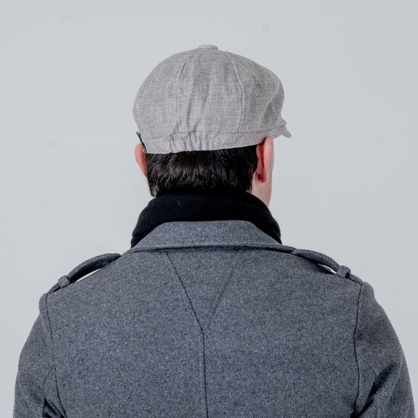 Eirin Apparel Men's Flat Cap Men’s ‘Belfast Crown’ Irish Flat Cap – Steel Grey (Collector’s Edition)