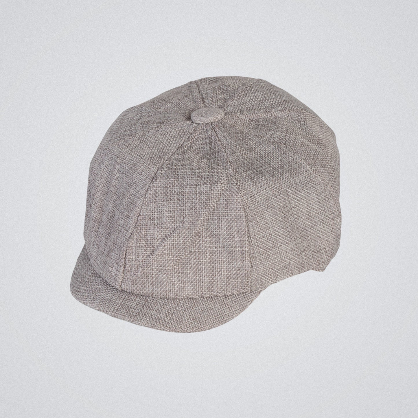 Eirin Apparel Men's Flat Cap Men’s ‘Belfast Crown’ Irish Flat Cap – Steel Grey (Collector’s Edition)