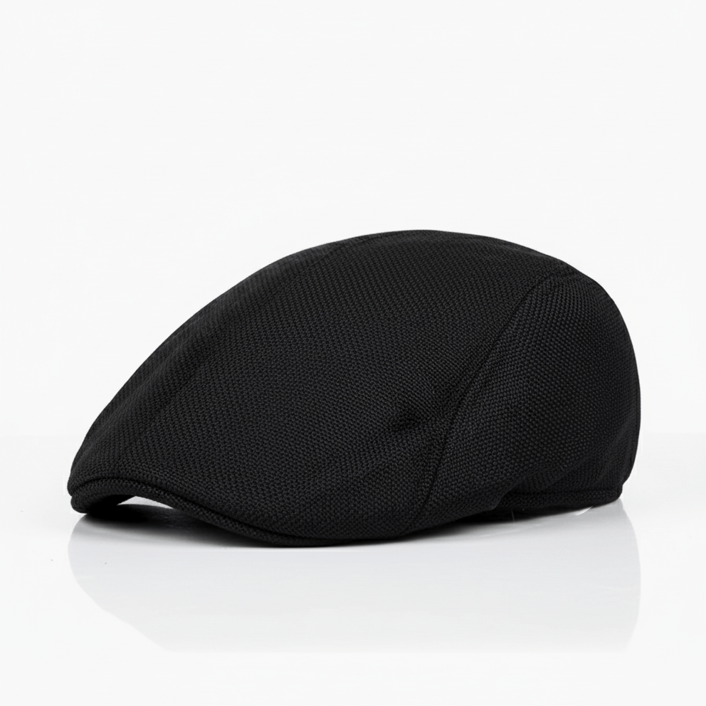Eirin Apparel Men's Flat Cap Men’s ‘Everyday Irish’ Flat Cap – Coal Black