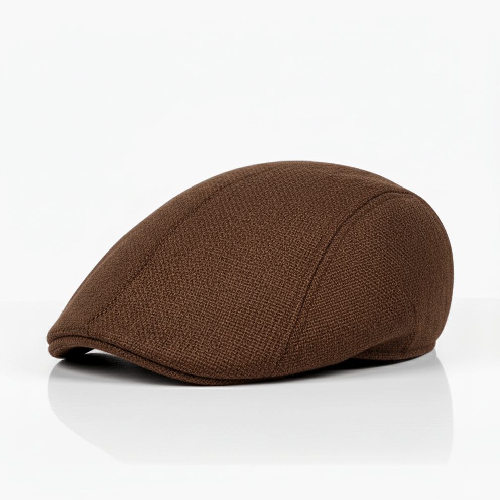 Eirin Apparel Men's Flat Cap Men’s ‘Everyday Irish’ Flat Cap – Turf Brown