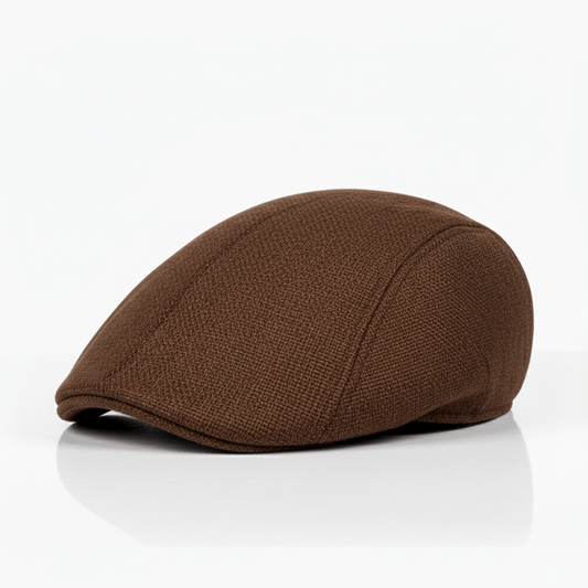 Eirin Apparel Men's Flat Cap Men’s ‘Everyday Irish’ Flat Cap – Turf Brown
