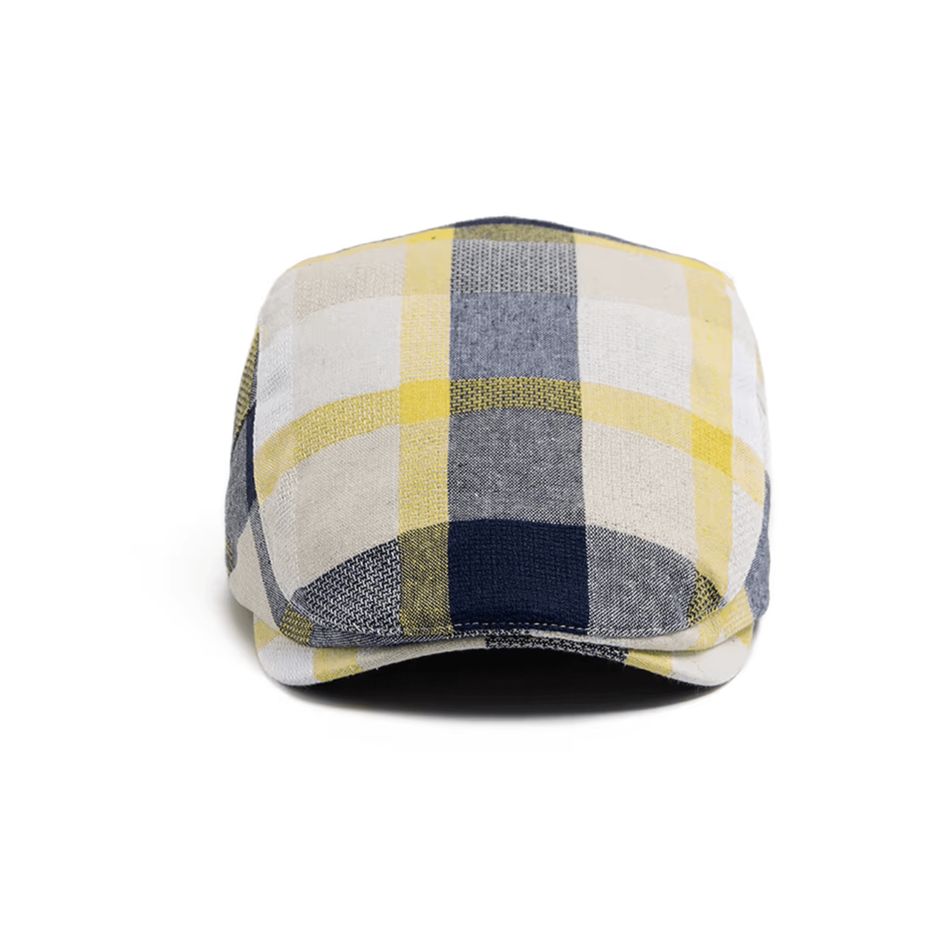 Eirin Apparel Men's Flat Cap Men’s ‘Modern Celt’ Flat Cap – Eírne Gold Plaid Weave