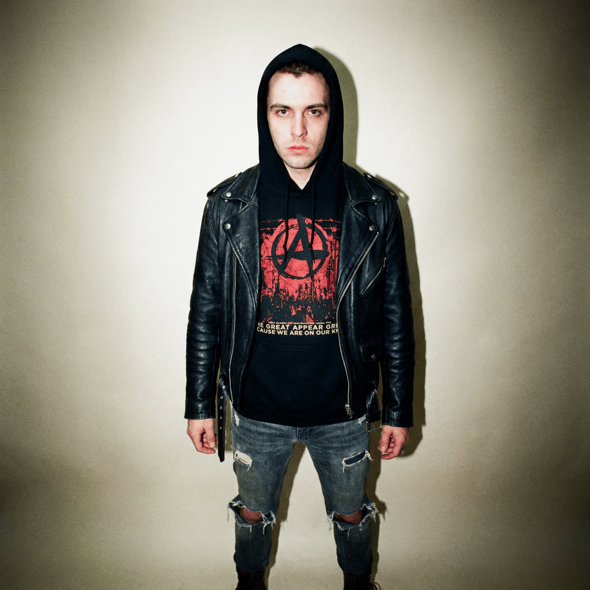 Eirin Apparel Men's Hoodie 'Anarchy In The Streets' Hoodie