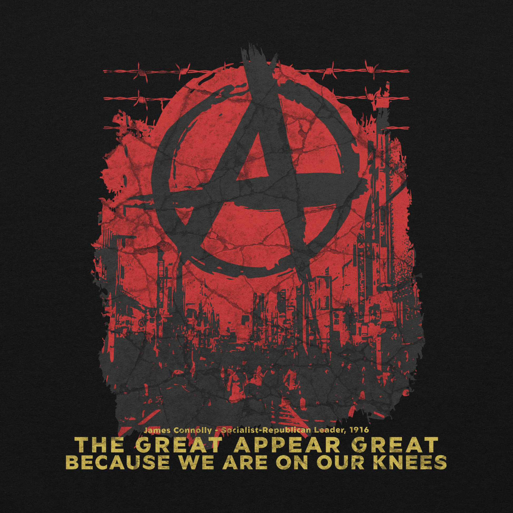 Eirin Apparel Men's Hoodie 'Anarchy In The Streets' Hoodie