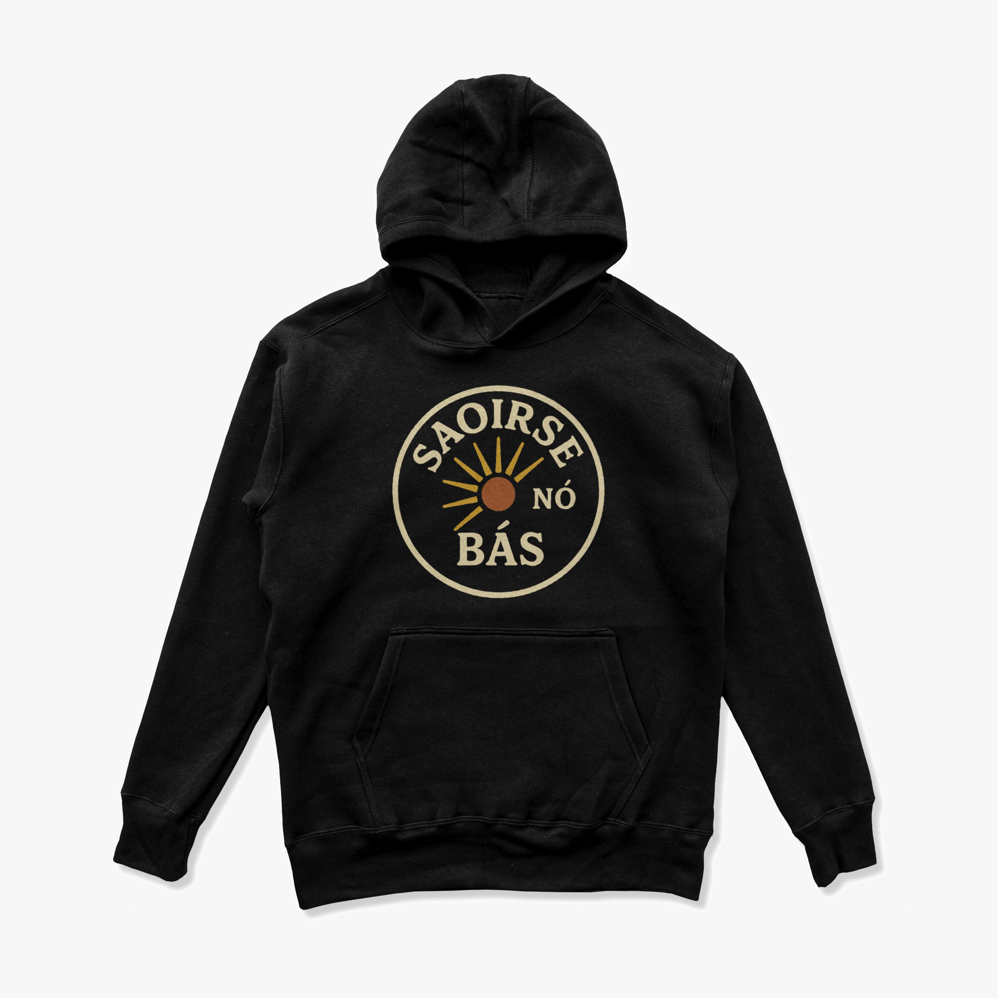 Eirin Apparel Men's Hoodie Black / S Men's 'Freedom Or Death' Gaelic Hoodie