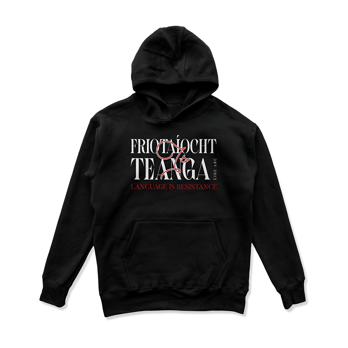 Eirin Apparel Men's Hoodie Black / S Men’s 'Language Is Resistance' Gaelic Hoodie
