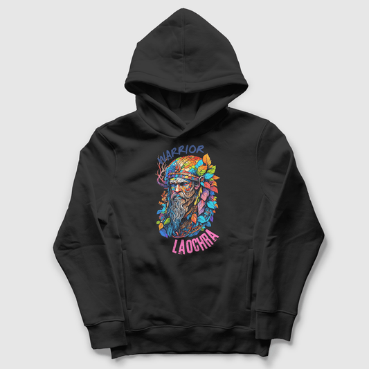Eirin Apparel Men's Hoodie Black / S Men's Neon Celtic Warrior Laochra Hoodie