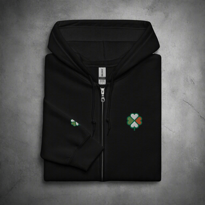 Eirin Apparel Men's Hoodie Black / S Men's Signature Hibernian Premium Zip Up Hoodie