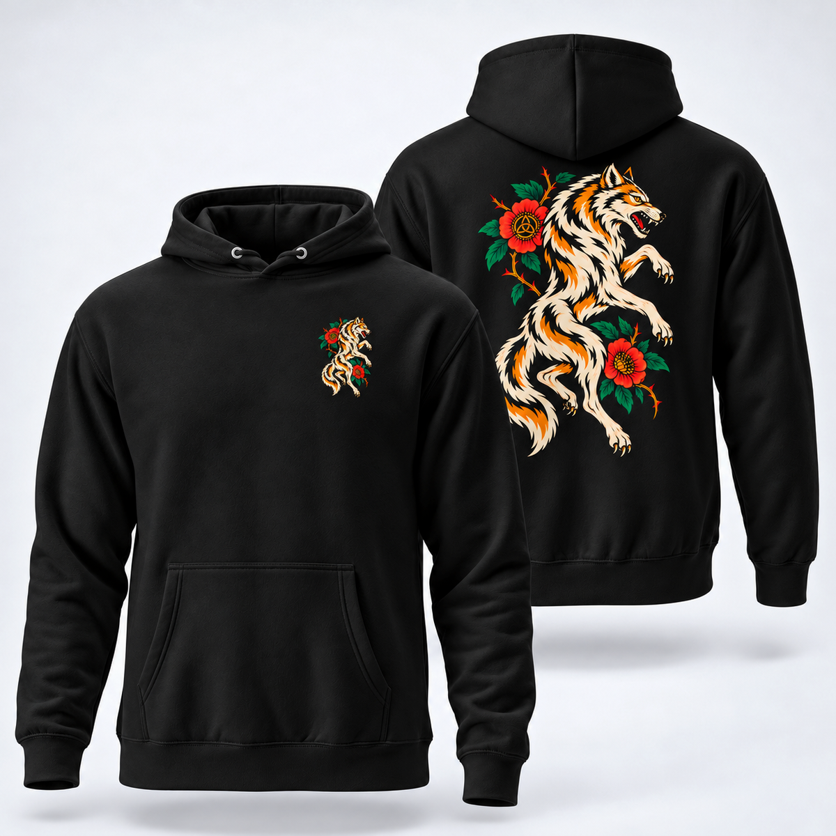 Eirin Apparel Men's Hoodie 'Blood & Bloom' Signature Hoodie