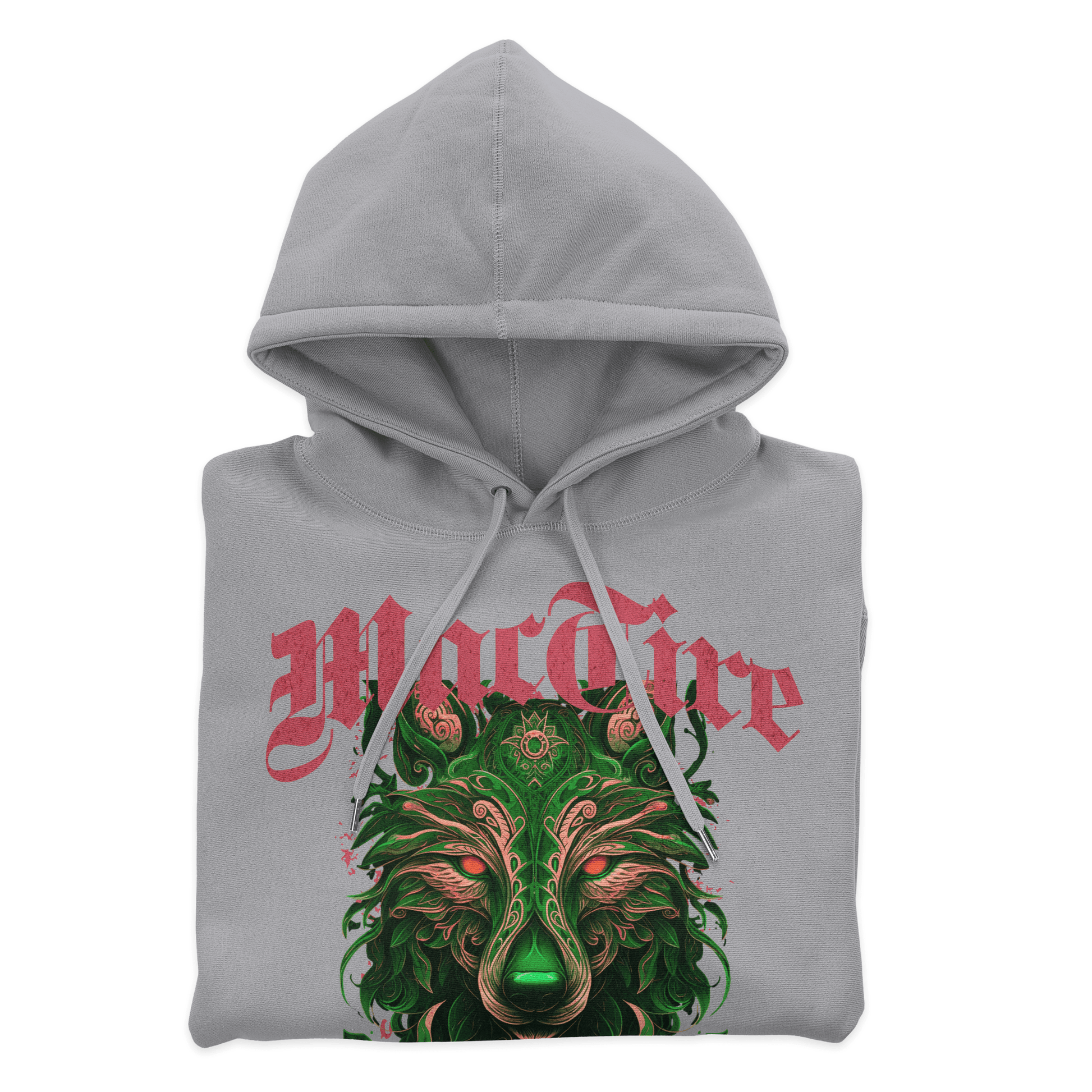 Eirin Apparel Men's Hoodie Carbon / S Men's Ceilteach Mac Tíre (Irish Wolf) Celtic Totem Hoodie
